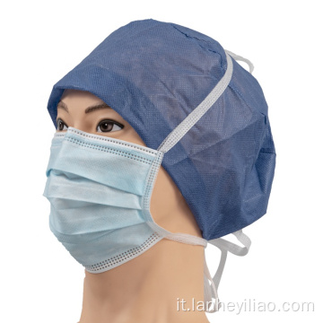 Maschera per il viso chirurgico per adulti semplici anti-poltini verde anti-poltona